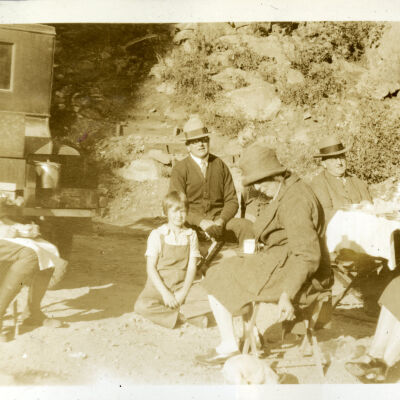 Hillen and Hicks Families Having a Picnic at Moffat Tunnel
