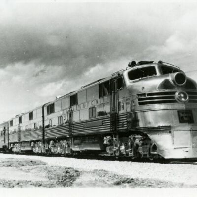 Texas Zephyrs passenger train, circa 1950s: Origsize: 3" x 4"; Origformat: Print-Photographic; Resolution: 1300dpi