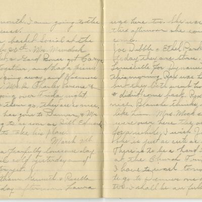 -Scanned as 300dpi jpeg by Tom Peyton as an access copy, 08/11/2015.  Cropped around edges by Tom Peyton, 8/16/2015 and named "Page 6 - 7 300 dpi c"
-File renamed and uploaded to PastPerfect by Kevin Smith,08/03/2016

