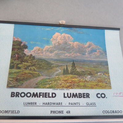 Broomfield Lumber Co. Calendar 1957
