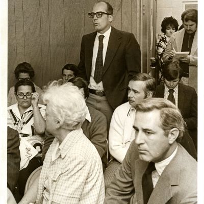 "Broomfield Meeting" L-R A.J. Hazle and John Buechner