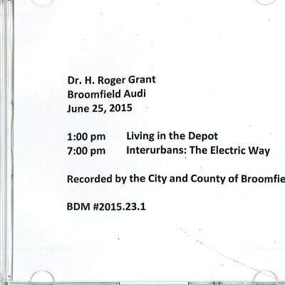 Dr. H. Roger Grant Talks: Living in the Depot and Interurbans: The Electric Way