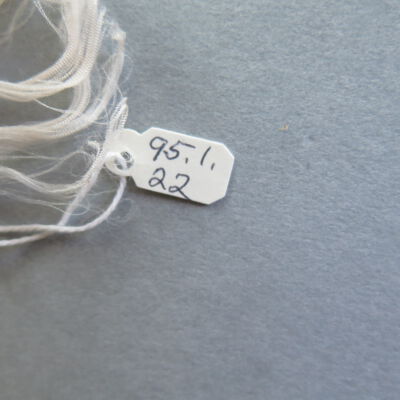 Number of scarf: Origsize: 7.5" (w) x 11" (l); Origformat: Artifact
