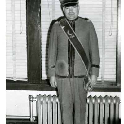 Miles Crawfor Stanindg in Crescest Grange Uniform
