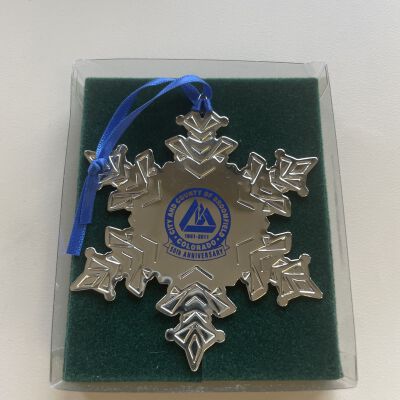 Christmas Ornament from 50th Anniversary of the City of Broomfield