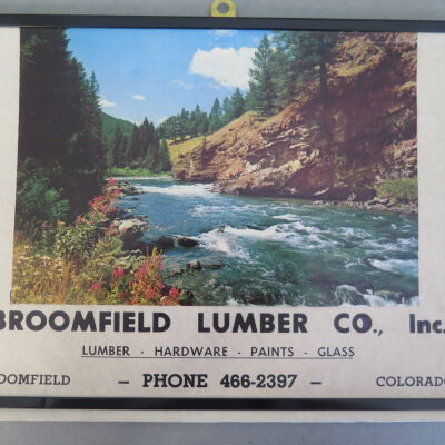 Broomfield Lumber Co. Calendar 1968