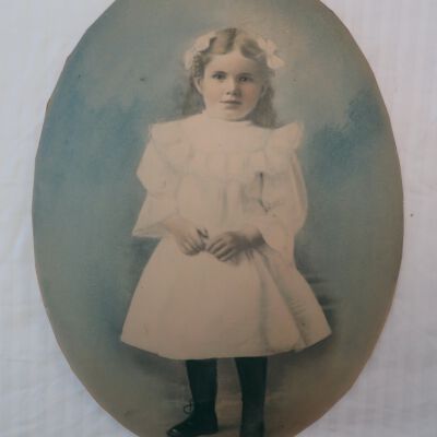 Dora Crawford as a young girl