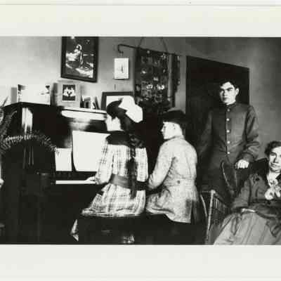 Crawford Family Around Piano