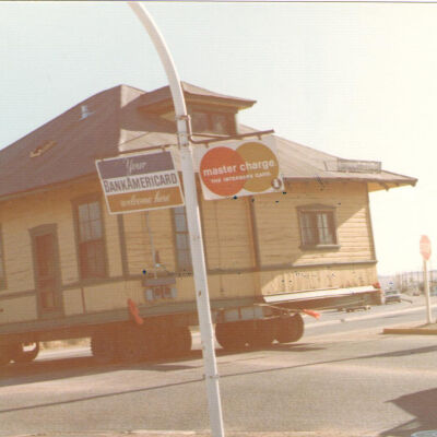 Broomfield Depot Being Transported through Intersection