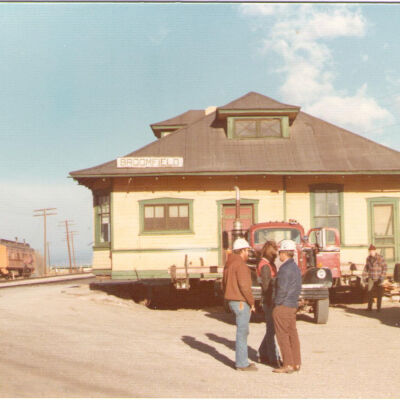 Broomfield Depot During Move from Original Location