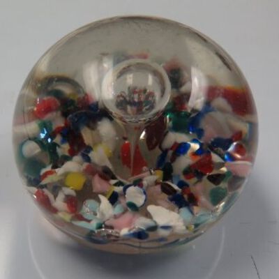 Paperweight: Origsize: 2.25" (h) x 2.5" (d; Origformat: Artifact