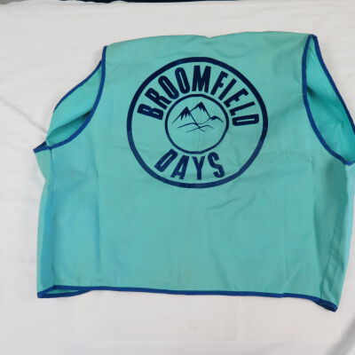 Back of vest.: Origsize: 21" (h) x 15" (w); Origformat: Artifact