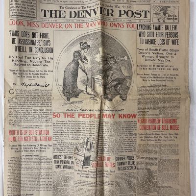 The Denver Post August 4, 1912