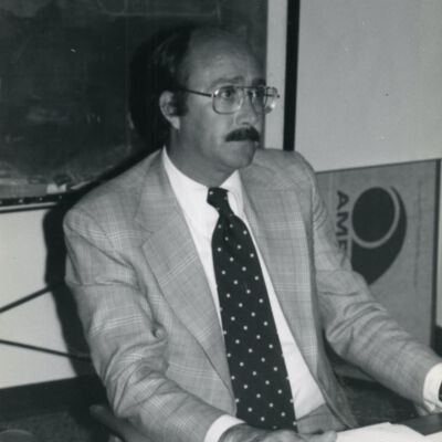 Man Sitting at Desk