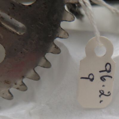Number Detail: Origsize: 11.5"x 3"x 3"; Origformat: Artifact
