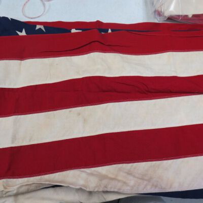 Other side of flag.: Origformat: Artifact