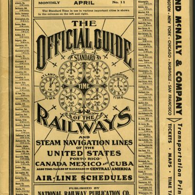 The Official Guide of the Railways and Steam Navigation Lines of the United States, Porto Rico, Canada, Mexico and Cuba Also Time-Tables of Railroads in Central America and Air-Line Schedules