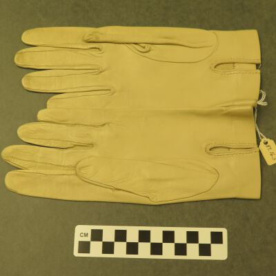 Other side of gloves.: Origsize: 4" (w) x 6" (l); Origformat: Artifact