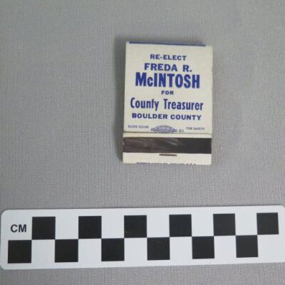 Freda McIntosh Campaign Matchbook