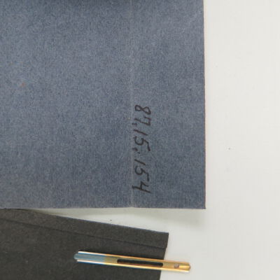 Inside of packet, showing needles: Origformat: Artifact