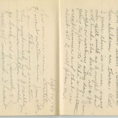 -Scanned as 300dpi jpeg by Tom Peyton as an access copy, 08/11/2015.  Pages cropped around edges by Tom Peyton, 08/27/2015.  File originally named, "2015.18.3 page 86-87 300 dpi c."  The object ID has since been changed from 2015.18.3 to 2015.18.2.
-File renamed and uploaded to PastPerfect by Kevin Smith,08/10/2016
