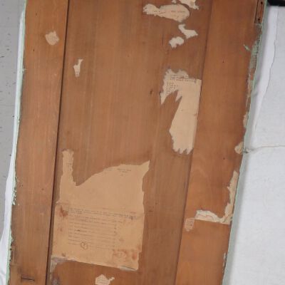 Back of door.: Origformat: Artifact