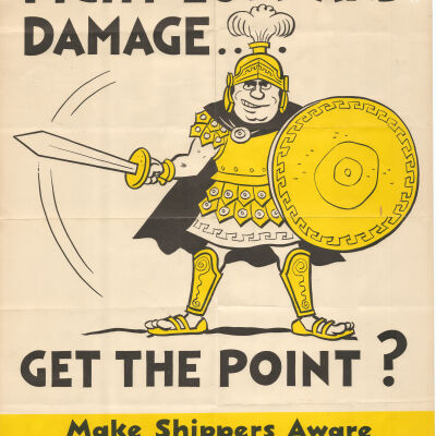 "Fight Loss and Damage" Freight Loss and Damage Prevention Poster