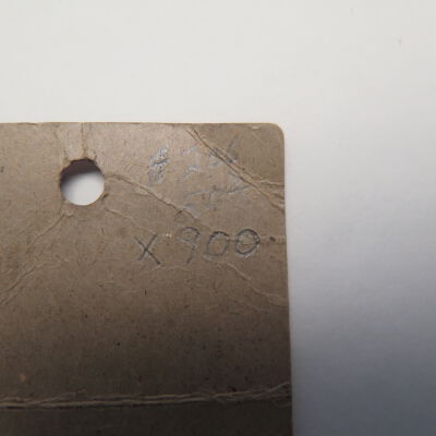Number on back of card.: Origsize: 2" (w) x 5" (l); Origformat: Artifact
