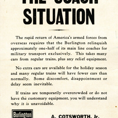 "The Coach Situation" Posted Notice