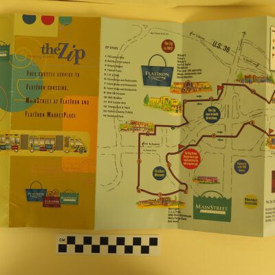 Map inside brochure.: Origsize: 12.5" (w) x 22.75" (; Origformat: Artifact