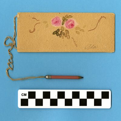 Ada Crawford's Notepad with Pencil, for Word Scramble Games