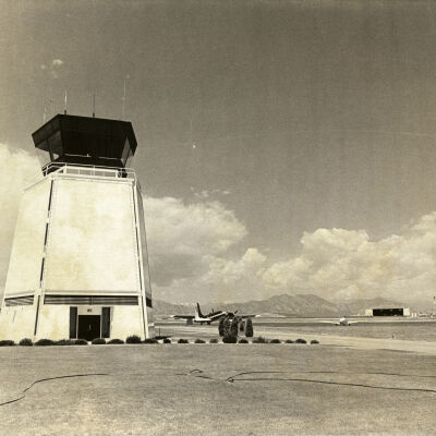 Control tower at Jefferson County Airport
