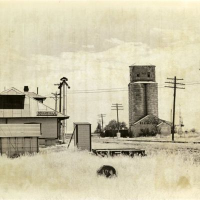 Broomfield depot by The Denver Elevators, circa 1970: Origsize: 8" x 10"; Origformat: Print-Photographic; Resolution: 500dpi