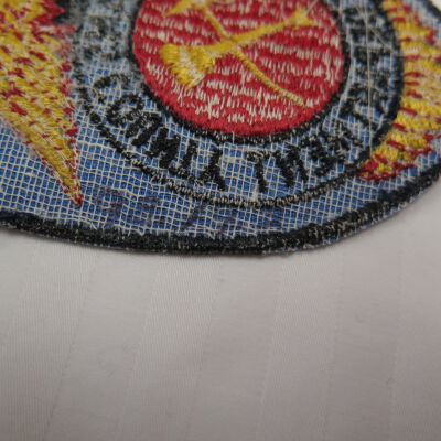 Number on patch.: Origsize: 3" (w) x 4.25" (l); Origformat: Artifact