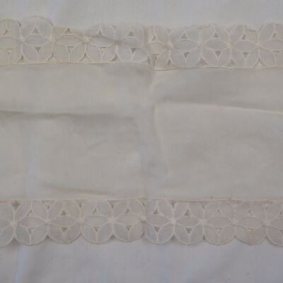 Front of doily.: Origsize: 7" (w) x 14.25" (l); Origformat: Artifact