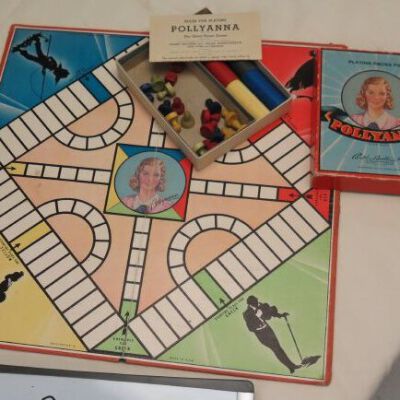 Pollyanna game: Origsize: 1" (h) x 5.75" (w) x; Origformat: Artifact