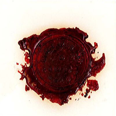 Sample of Wax Seal from Semper Depot