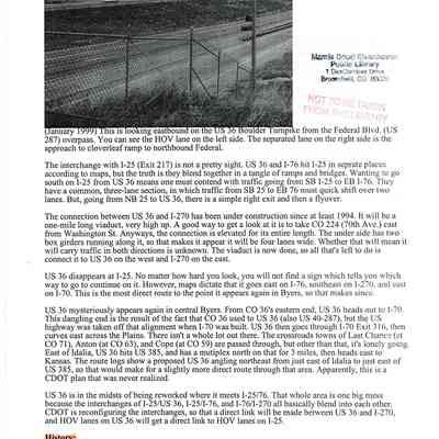 History of US 36