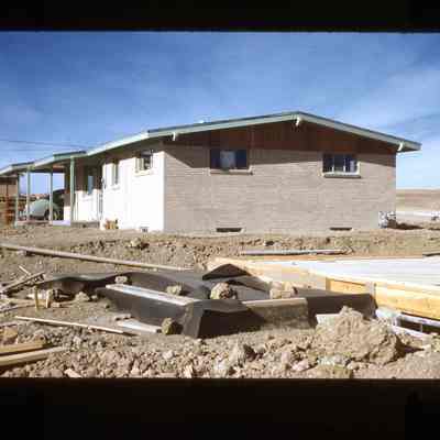 Clyde's house under construction