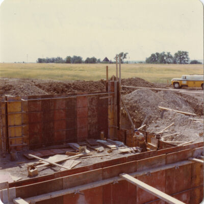 Construction of the Broomfield Train Depot's New Foundation