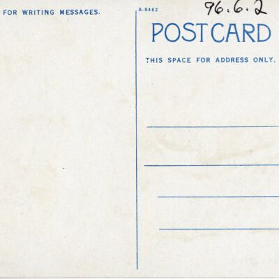 1996.6.2 back: Origsize: 3.5" x 5.5"; Origformat: Postcard; Resolution: 300dpi