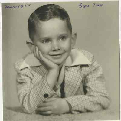Dale Brunner as a child