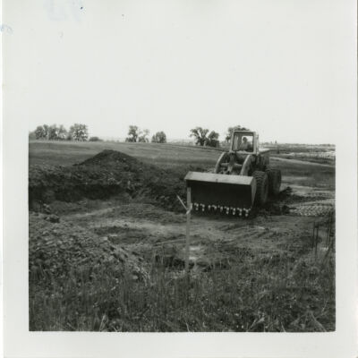 Bulldozer with Operator Working at the Broomfield Depot Relocation Site