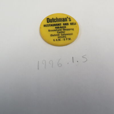 Dutchman's Restaurant and Deli Token