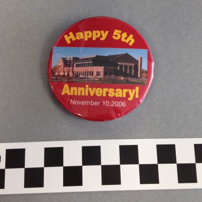 Happy 5th Anniversary MDE Library Pin