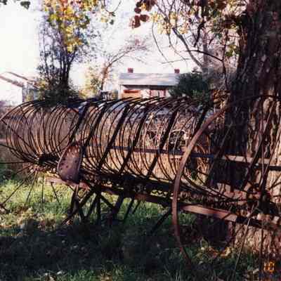 Antique farm cultivator