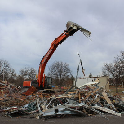 First North Metro Fire Station During Demolition