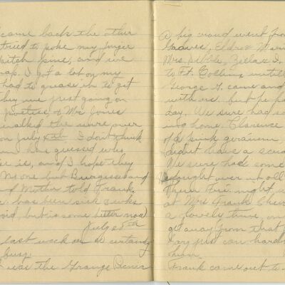 -Scanned as jpeg by Tom Peyton, 08/11/2015, file originally named "Page 26 - 27 1200 dpi"
-File renamed and uploaded to PastPerfect by Kevin Smith,07/20/2016

