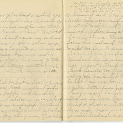 -Scanned as 300dpi jpeg by Tom Peyton as an access copy, 08/11/2015.  Cropped around edges by Tom Peyton, 8/18/2015 and named "Page 34 - 35 300 dpi c"
-File renamed and uploaded to PastPerfect by Kevin Smith,08/03/2016
