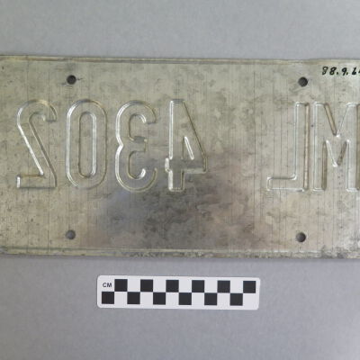 Plate, License